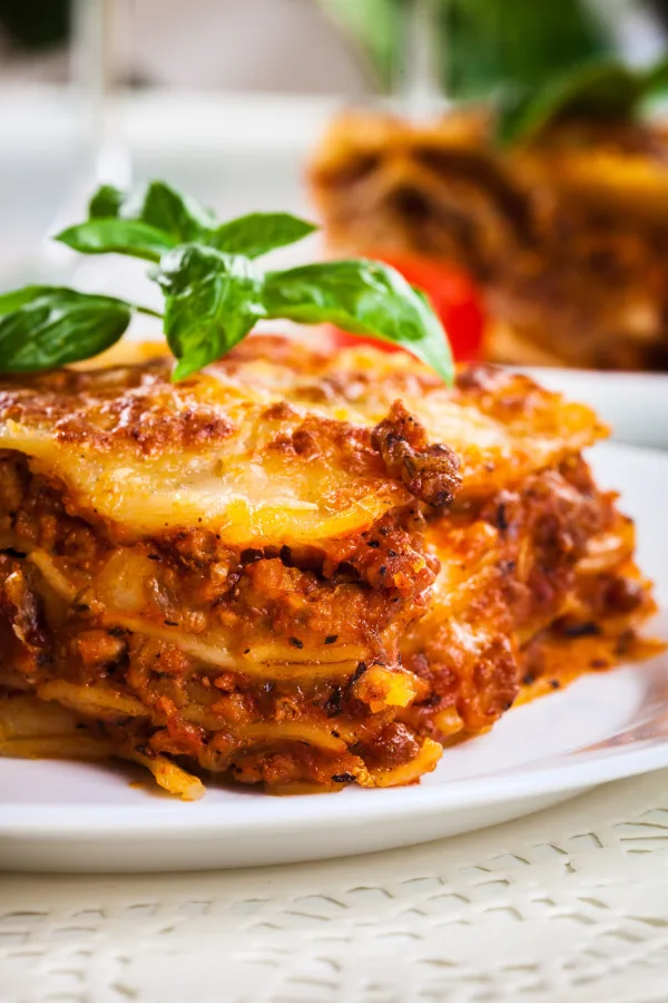 slice of lasagana