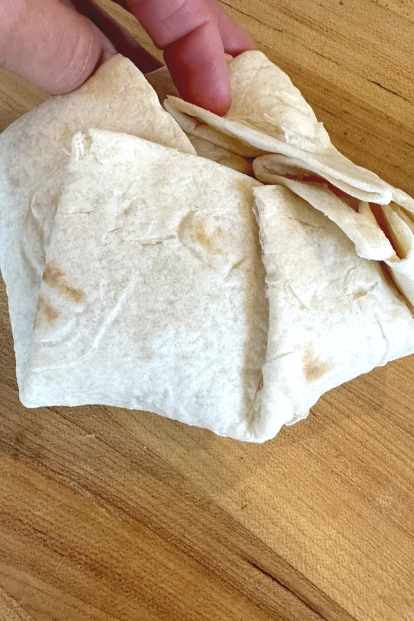 folding tortilla