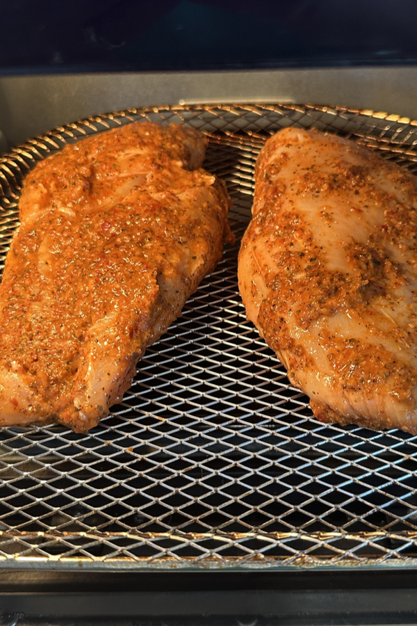 marinated chicken breasts in the air fryer