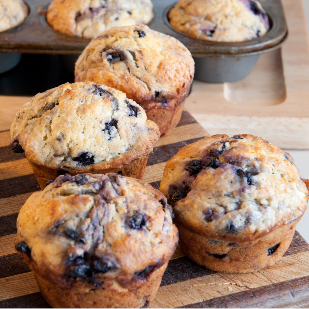 Blueberry Zucchini Muffins A Healthy, NOOIL Recipe