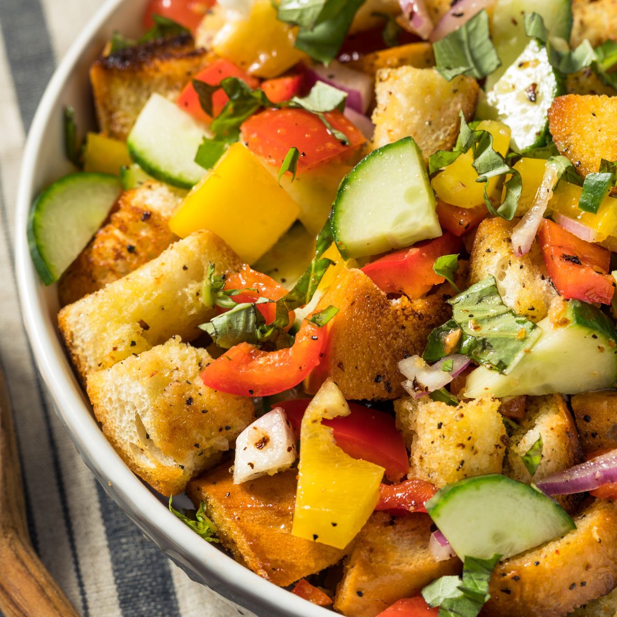 easy Panzanella salad