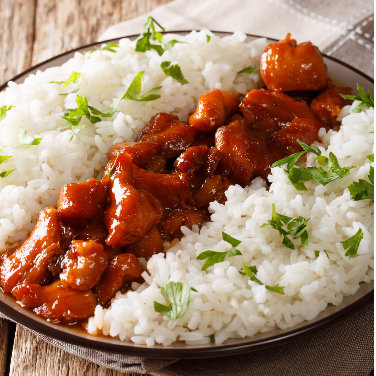 crock pot bourbon chicken