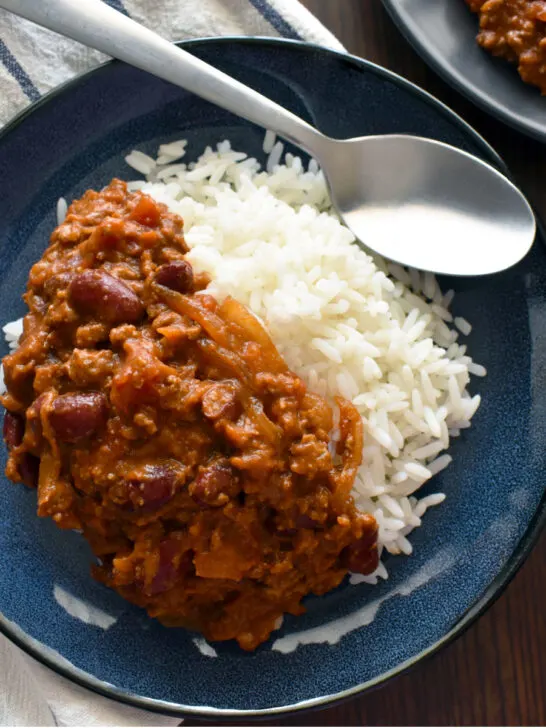 Hawaii chili and rice