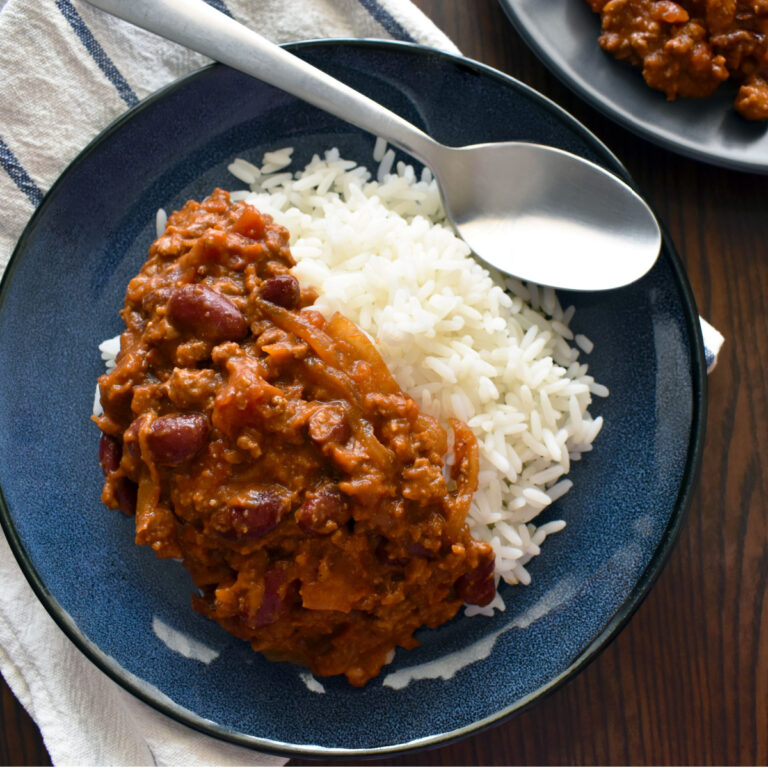 Hawaii chili and rice