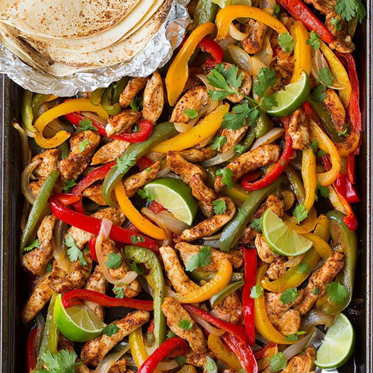 Sheet Pan Chicken Fajitas Recipe - Make Your Meals