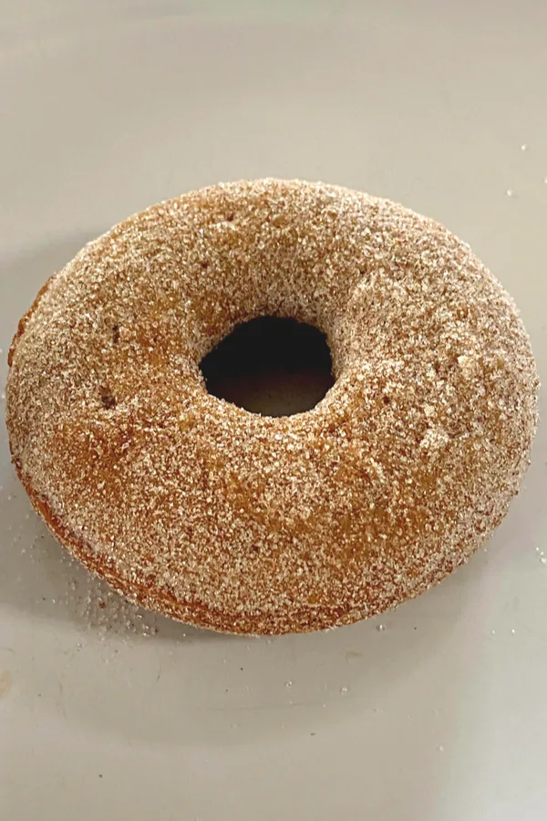 cinnamon sugar topping on donuts