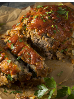 the best meatloaf using one pound of meat sliced