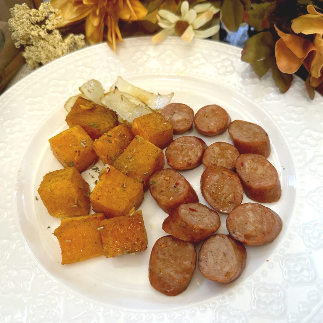 Sheet Pan Sausage and Sweet Potatoes Recipe