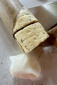 a tube of refrigerator cinnamon roll dough.