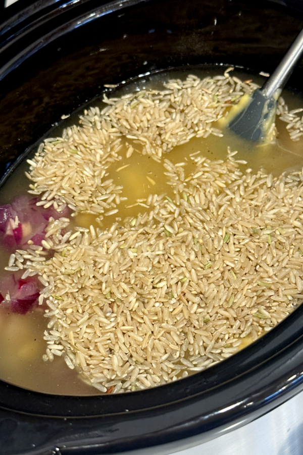 brown rice in crock pot