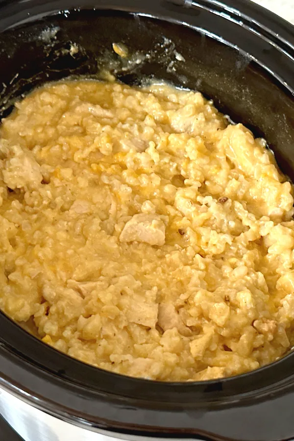 cheesy chicken and rice casserole 