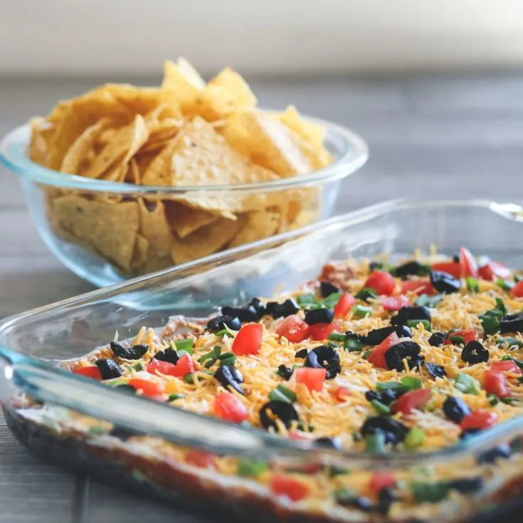 7 layer Mexican dip