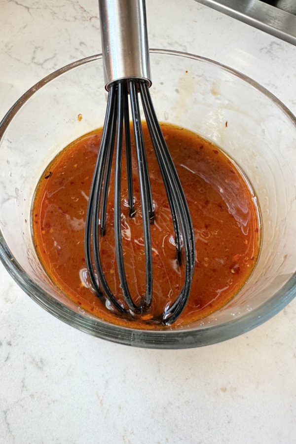 sauce and whisk