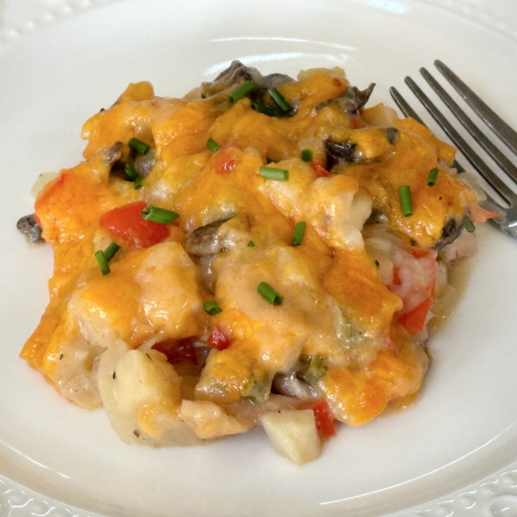 chicken and potato casserole