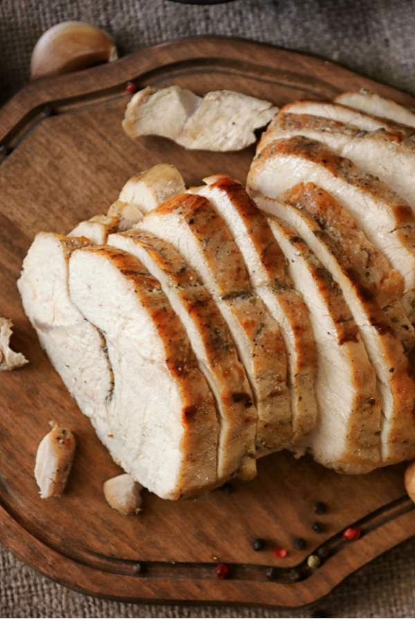 sliced turkey breast