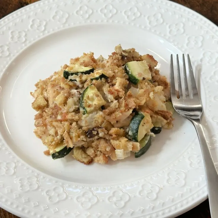 chicken zucchini and stuffing casserole