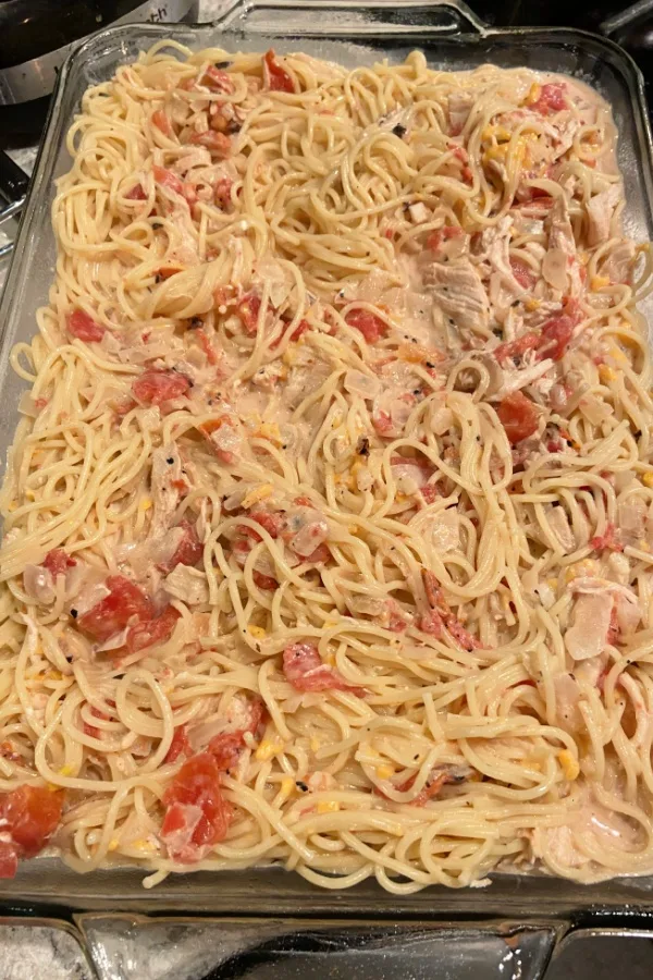 chicken spaghetti 
