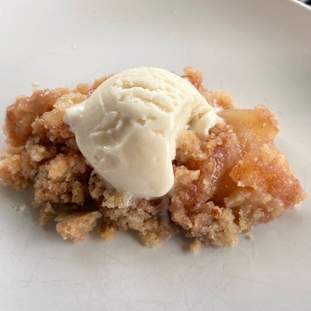 Grandma's apple crisp