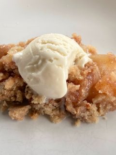 Grandma's apple crisp