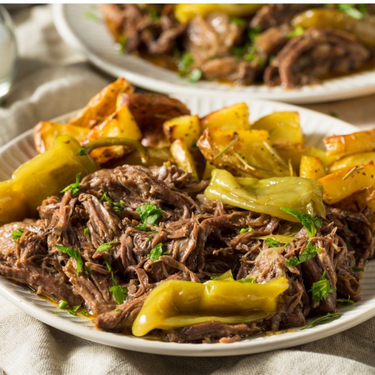 crock pot Mississippi pot roast