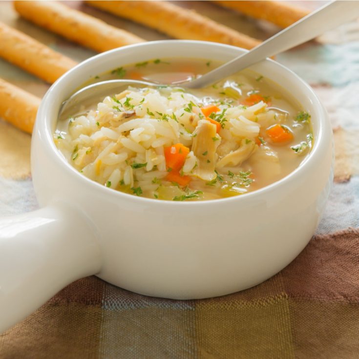 chicken and rice soup