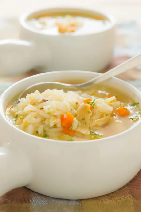 chicken and rice soup