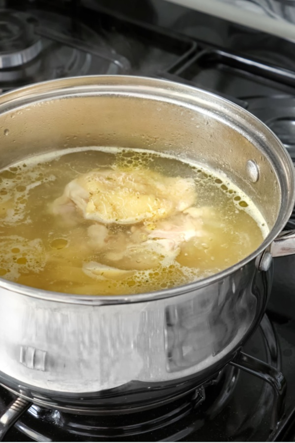 chicken boiling 
