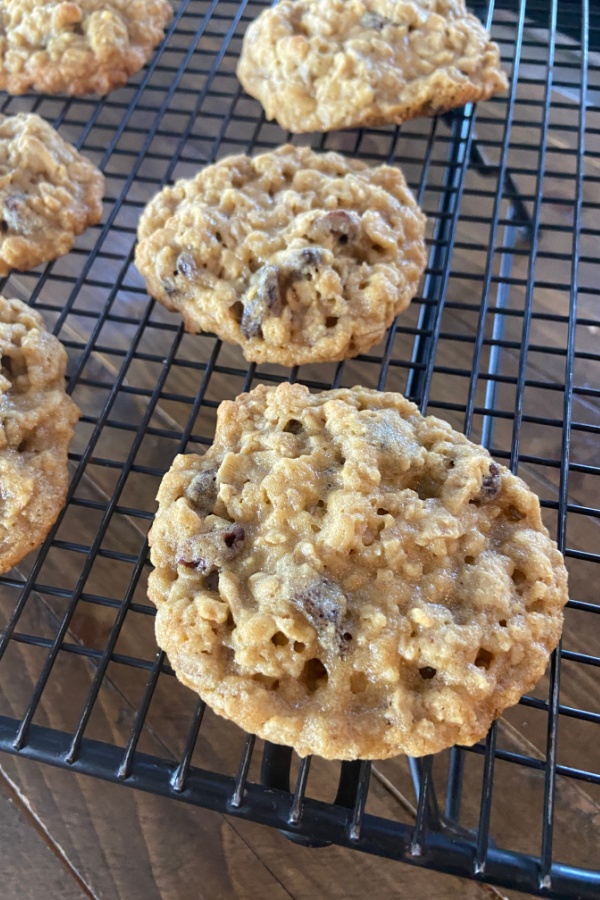 cookies on cooling rack