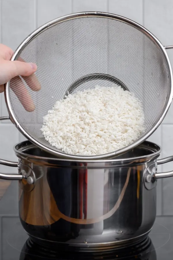 stove top white rice