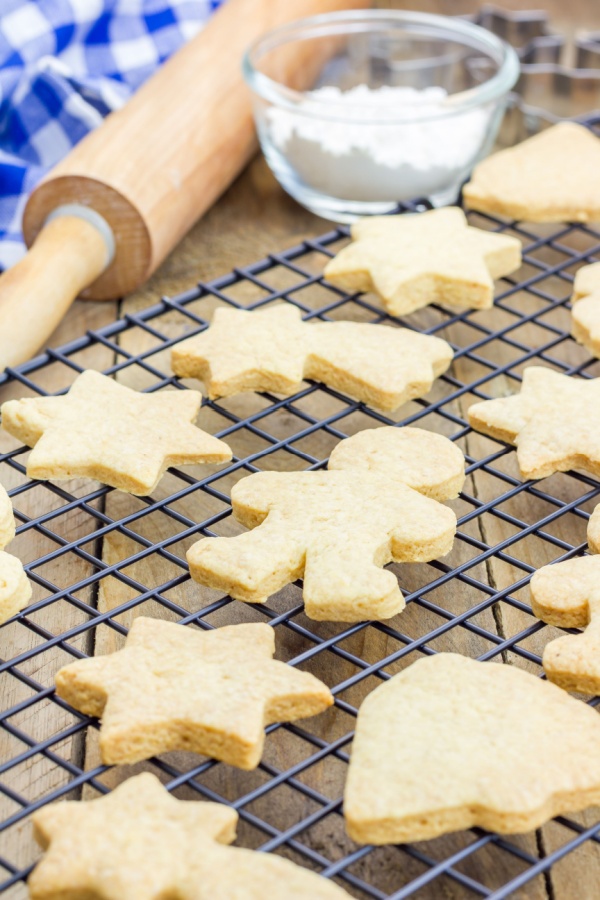 best sugar cookies on cooling rack