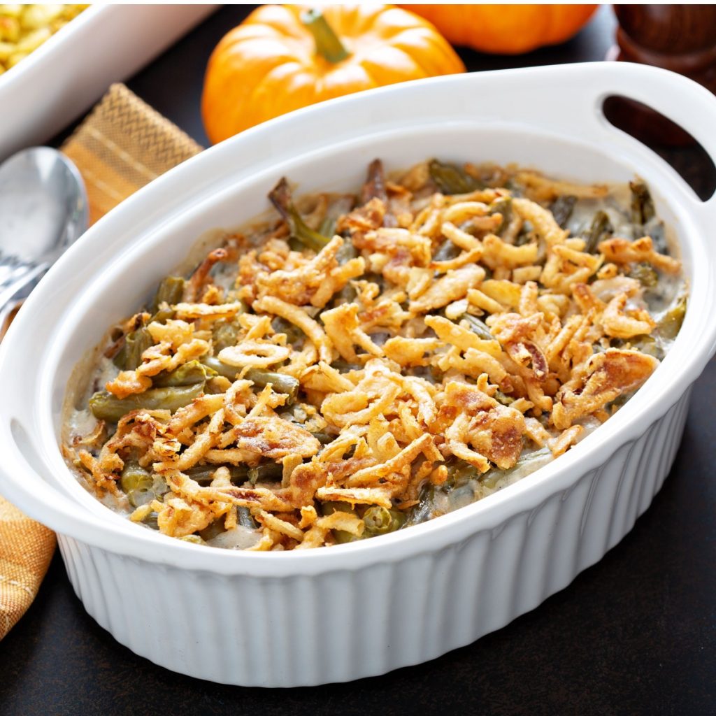 green bean casserole baked