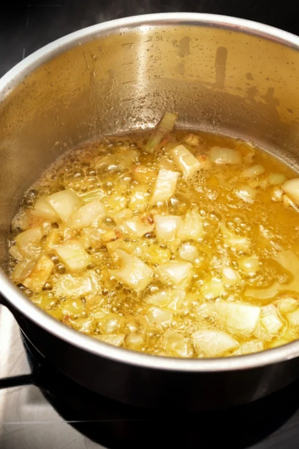 saute onions in butter