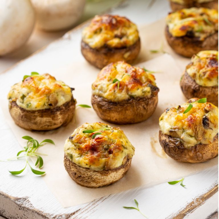 air fryer stuffed mushrooms