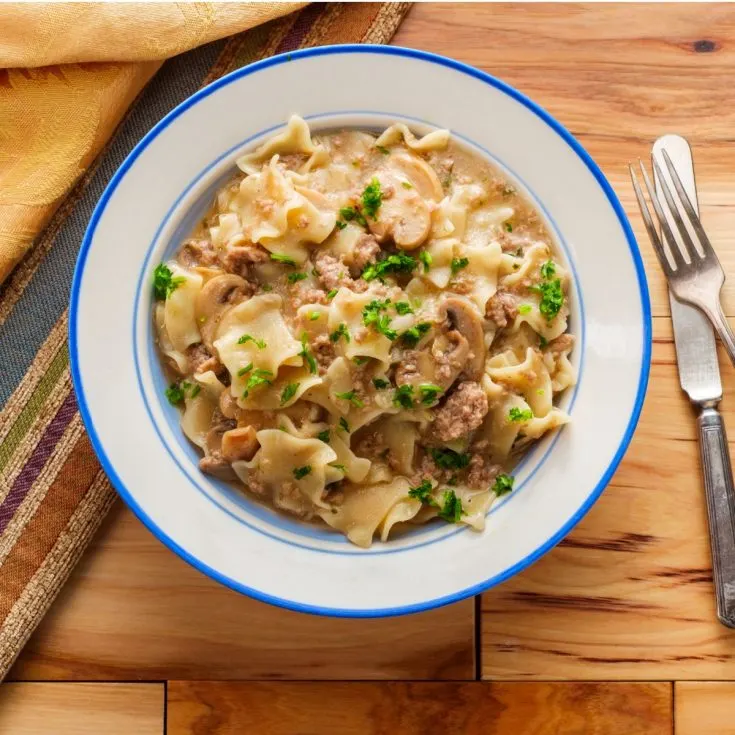 ground beef stroganoff