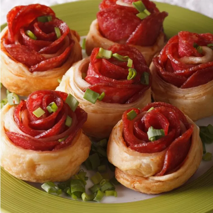 pizza rose bites