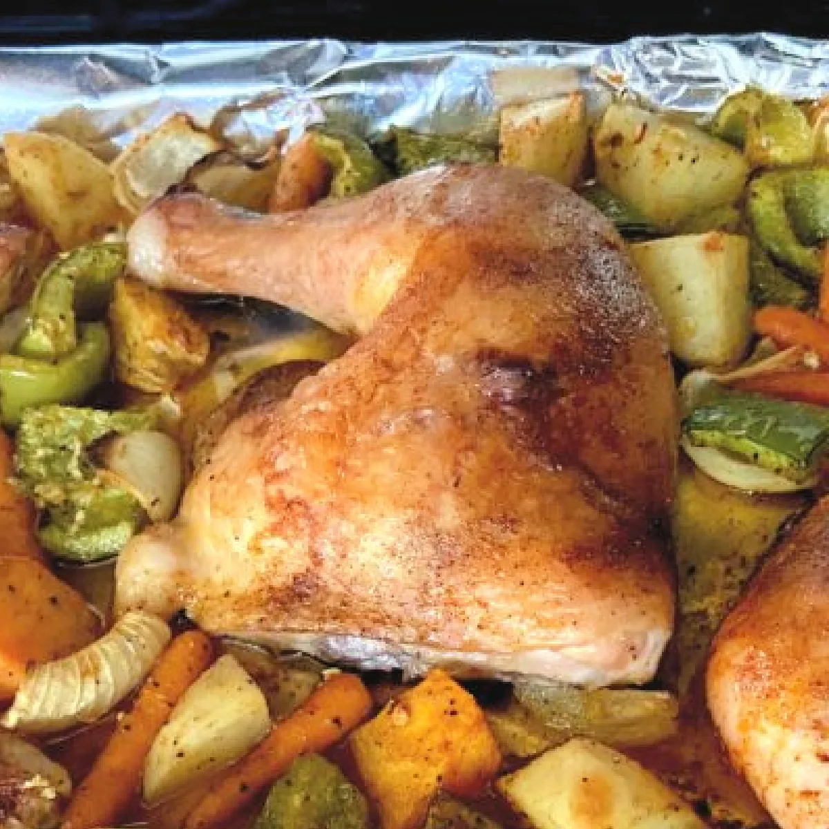 sheet pan chicken and vegetables