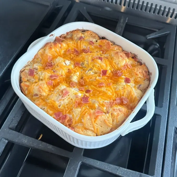 chicken bacon ranch bubble up casserole