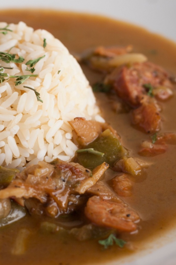 gumbo with rice
