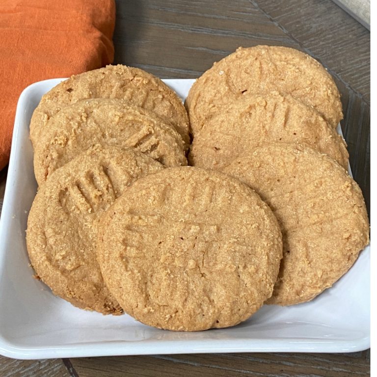 3 ingredient peanut butter cookies