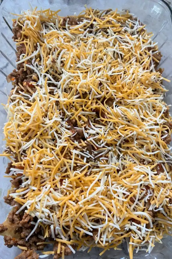 cheese on casserole