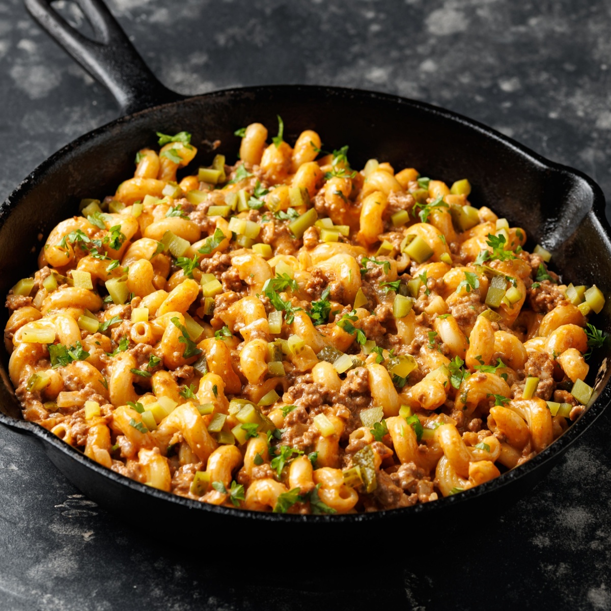 easy cheeseburger casserole