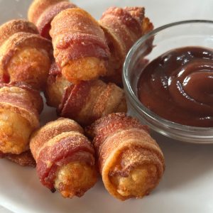 bacon wrapped tater tots