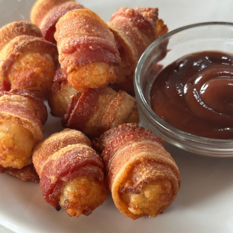 bacon wrapped tater tots