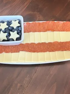 American flag appetizer