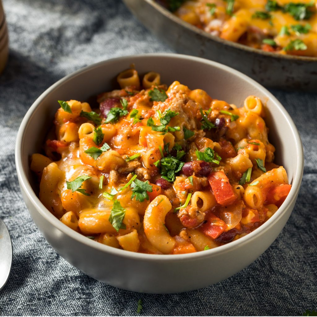 chili mac and cheese