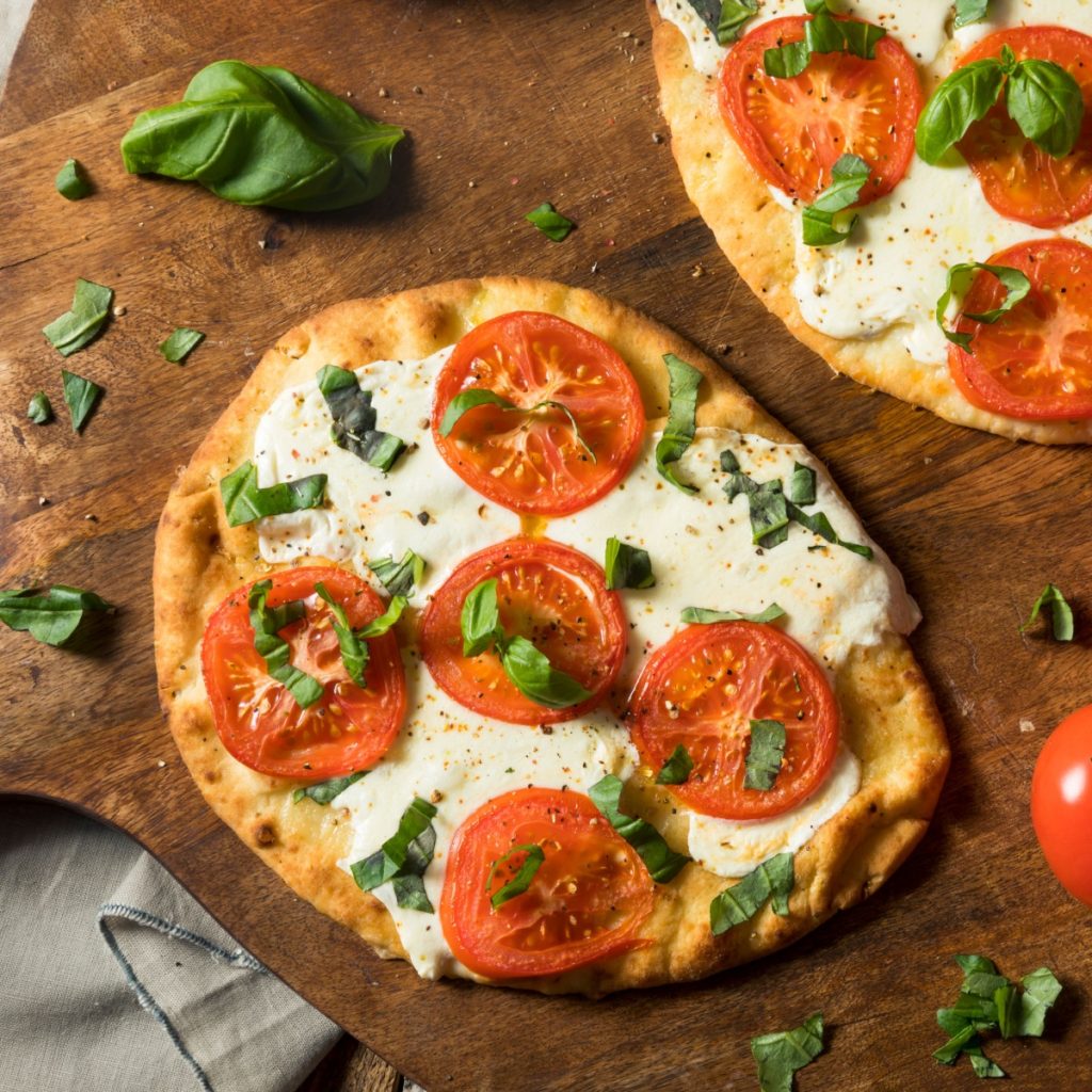 margherita flatbread pizza