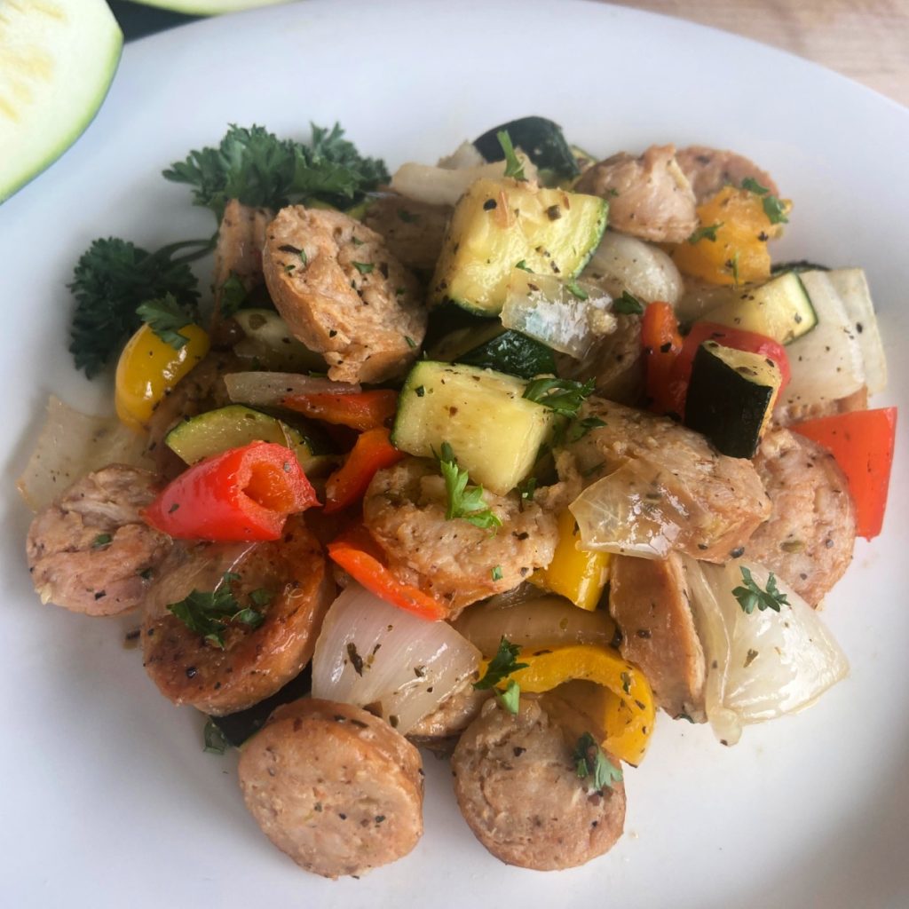sausage and zucchini skillet
