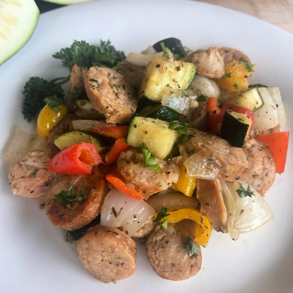 sausage and zucchini skillet