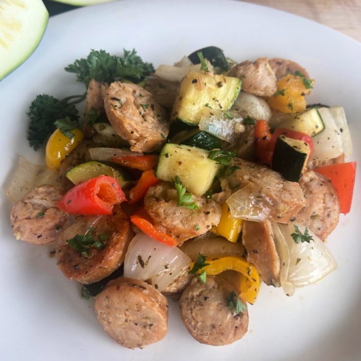 sausage and zucchini skillet