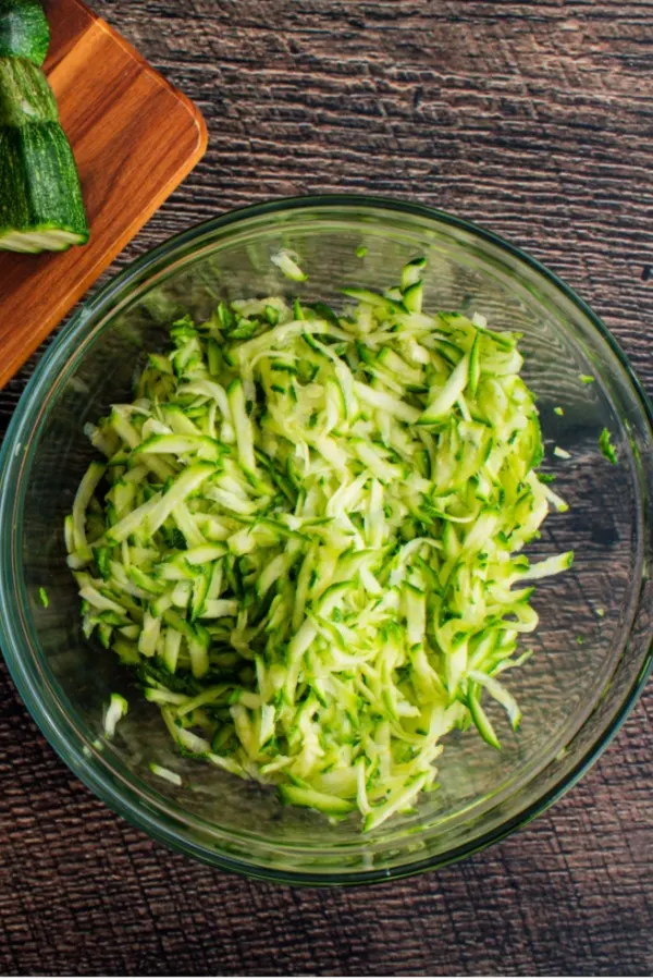 shredded vegetables in bowl